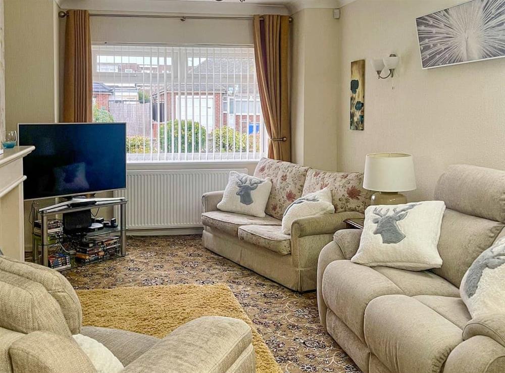 Living room at The Bay Cottage in Thornton-Cleveleys, Lancashire