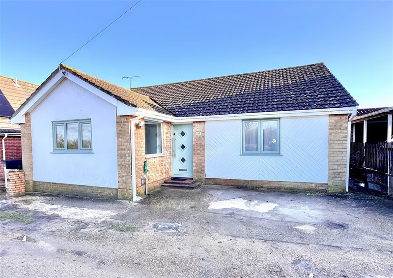 Outside The Beach Bungalow at The Beach Bungalow, Calshot near Fawley