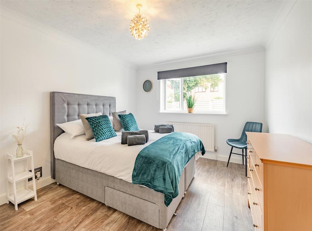 Double bedroom at The Beach Bungalow in Herne Bay, Kent
