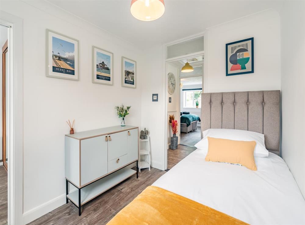Single bedroom at The Beach Bungalow in Herne Bay, Kent