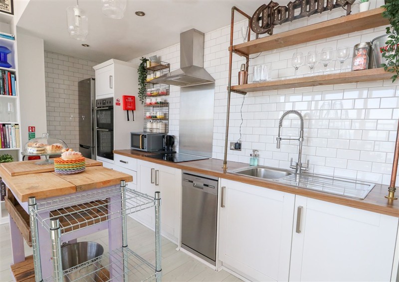The kitchen at The Beach Condo, Weymouth