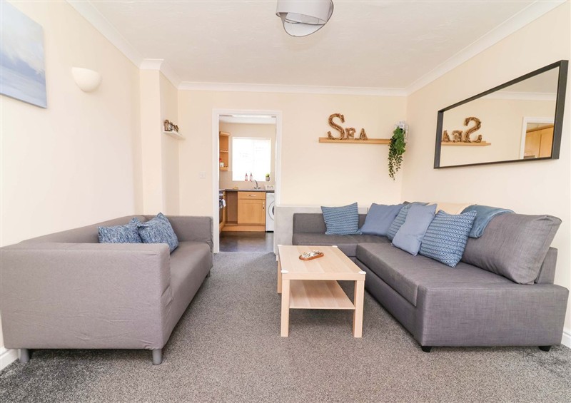 Relax in the living area at The Beach Escape, Prestatyn