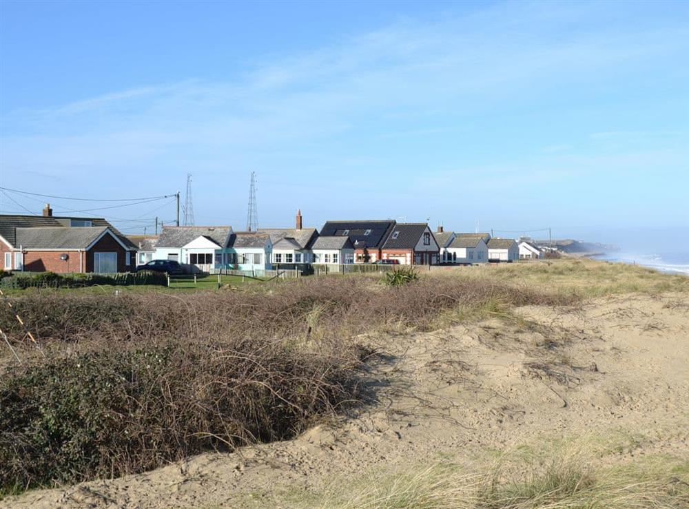 Great holiday location at The Beach House in Bacton, near Norwich, Norfolk