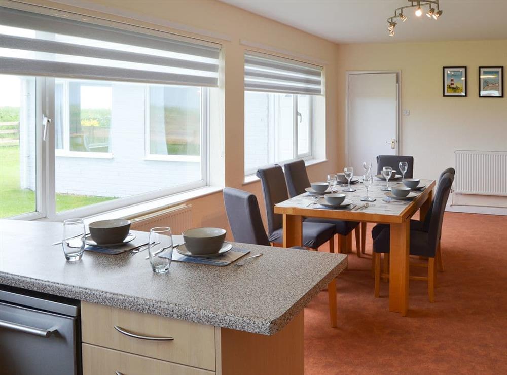 Kitchen/diner at The Beach House in Bacton, near Norwich, Norfolk