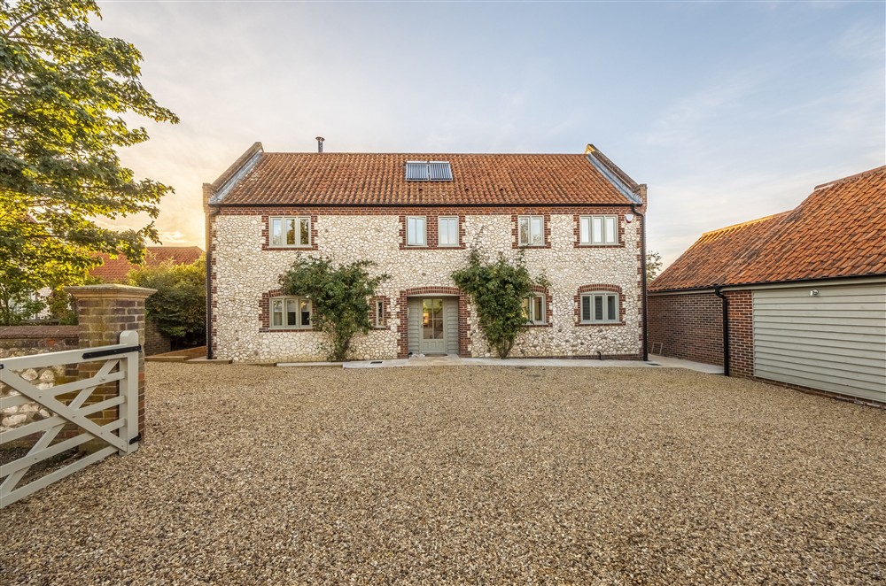 A decadently curated five bedroom property with a yoga studio at The Beach House, Brancaster