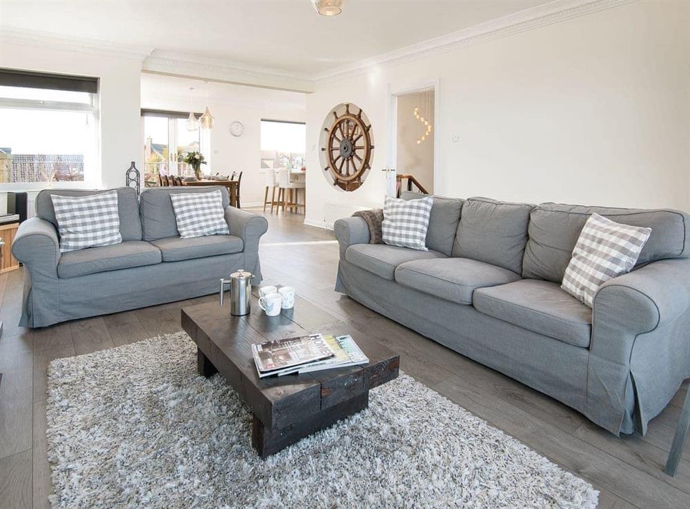 Spacious and comfortable living area at The Beach House in Chathill, Northumberland