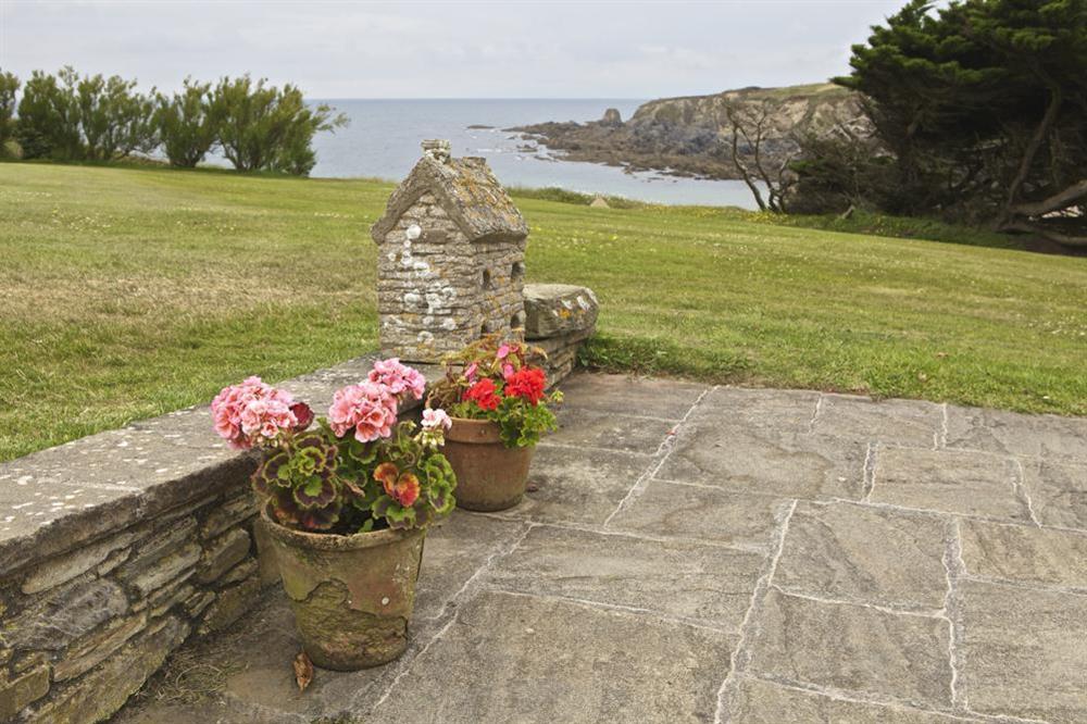 Enjoy the views from the terrace. (photo 2) at The Beach House in Lockslea House, Thurlestone