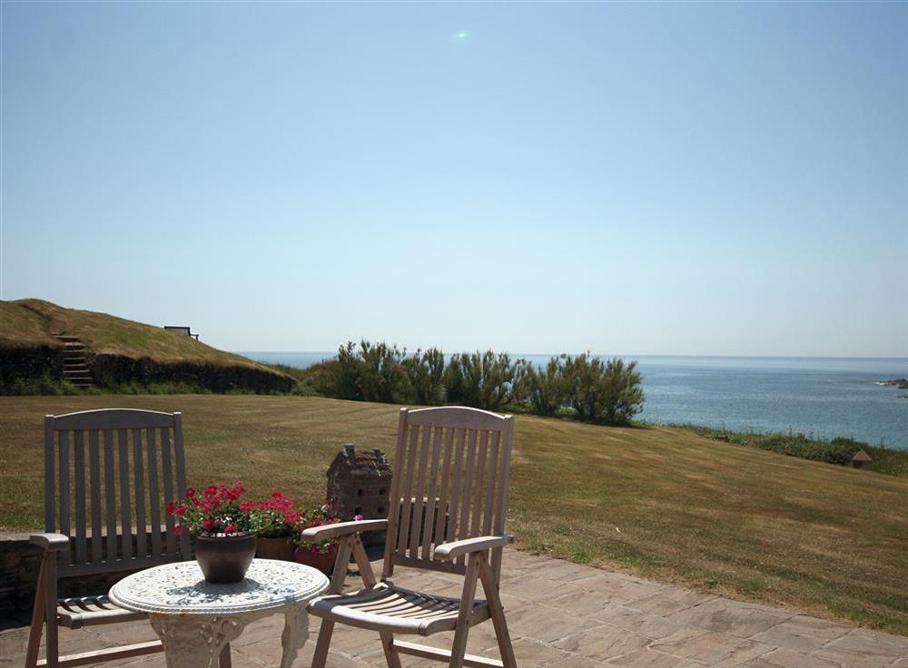Fantastic panoramic views out to sea at The Beach House in Lockslea House, Thurlestone
