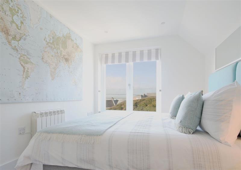 This is a bedroom at The Beach House, Polzeath