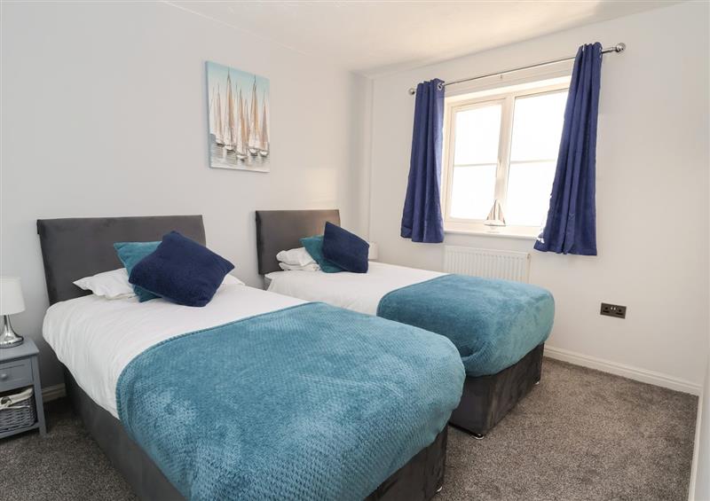 One of the bedrooms at THE Beach House, Prestatyn