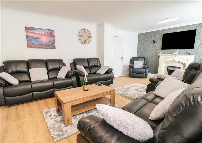 The living room at THE Beach House, Prestatyn