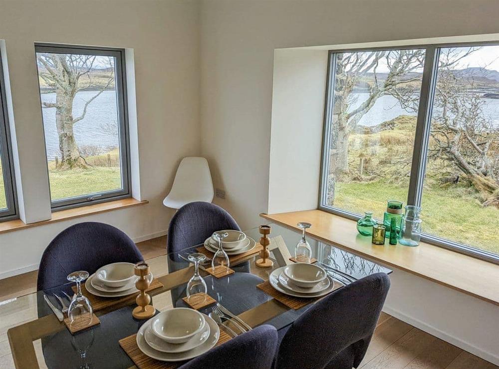 Dining Area at The Beach House in Uiginish, near Dunvegan, Isle Of Skye