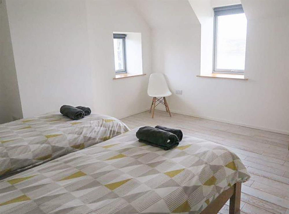 Twin bedroom at The Beach House in Uiginish, near Dunvegan, Isle Of Skye