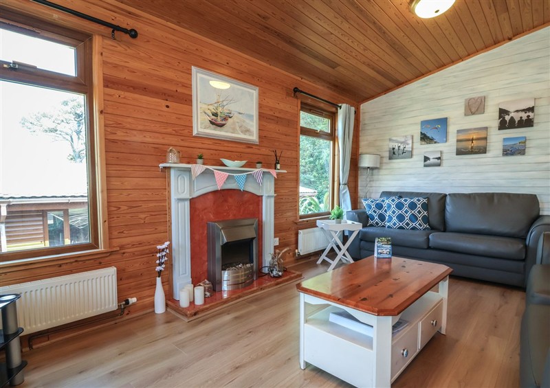 The living room at The Beach House, Watermouth near Combe Martin