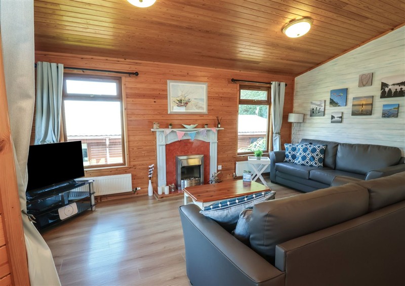 This is the living room at The Beach House, Watermouth near Combe Martin