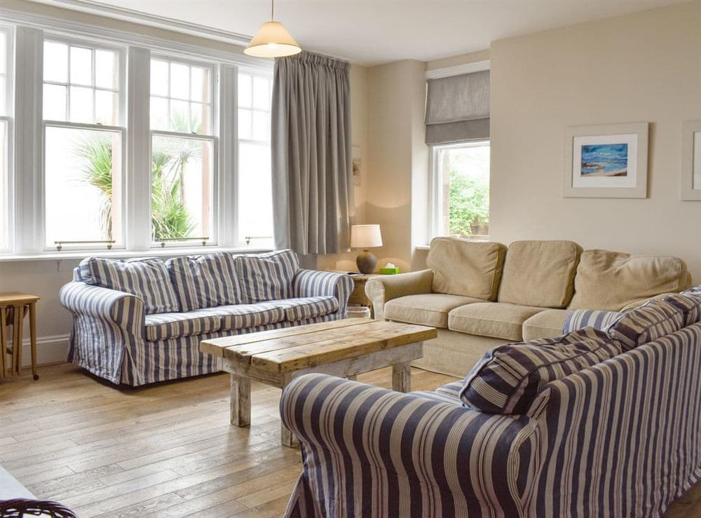 Living area at The Beach House in Whiting Bay, Isle Of Arran