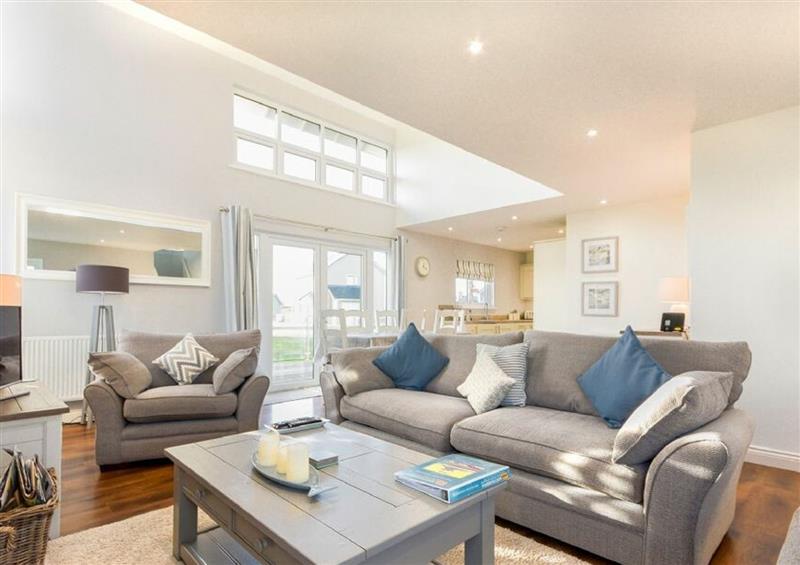 Enjoy the living room at The Beach Hut, Beadnell