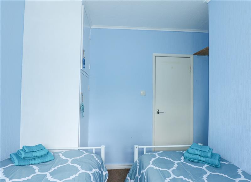 One of the 2 bedrooms at The Beach Hut, Cromer