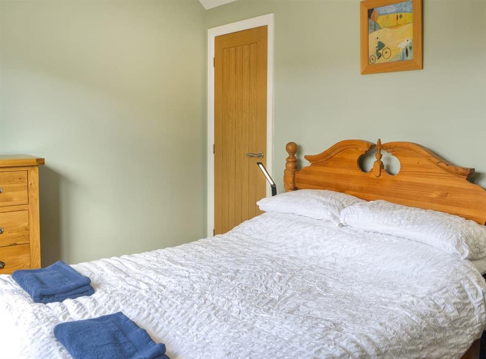 Downstairs double bedroom at The Beach Hut in Flamborough, near Bridlington, North Humberside