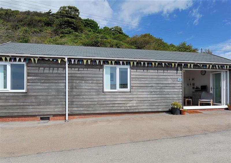 This is the setting of The Beach Hut at The Beach Hut, Lyme Regis