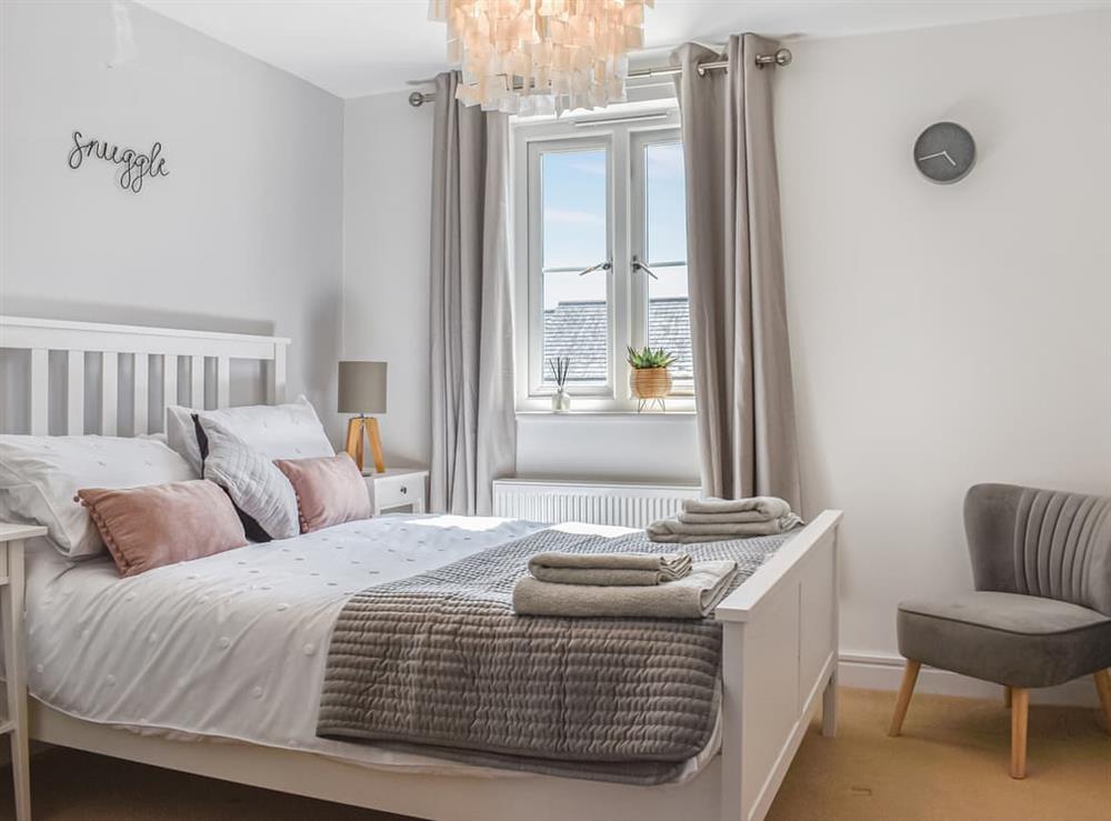 Double bedroom at The Beach Retreat in Duporth, Cornwall