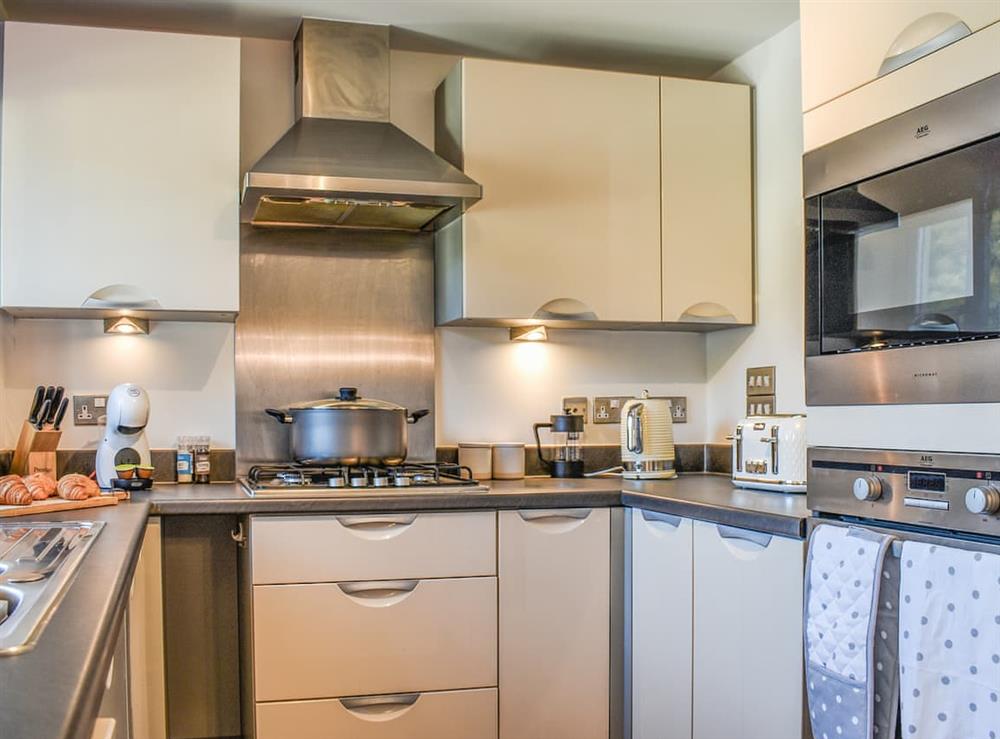 Kitchen at The Beach Retreat in Duporth, Cornwall