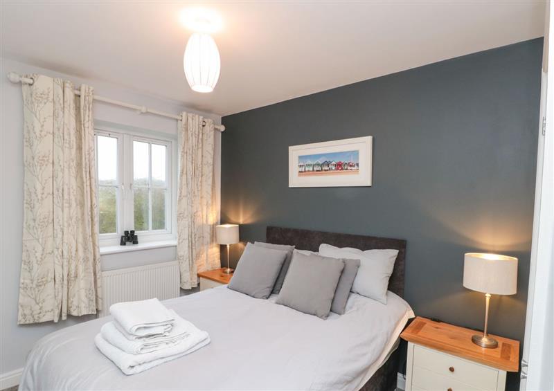 One of the bedrooms at The Beach Retreat, Primrose Valley