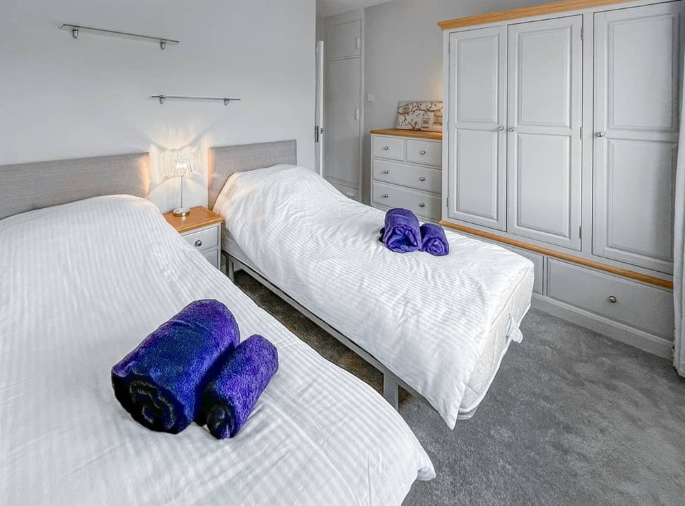 Twin bedroom (photo 2) at The Beach Retreat in Skegness, Lincolnshire