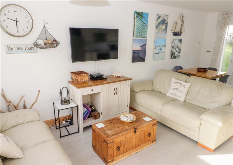 This is the living room at The Beach Shack, Freshwater East near Lamphey
