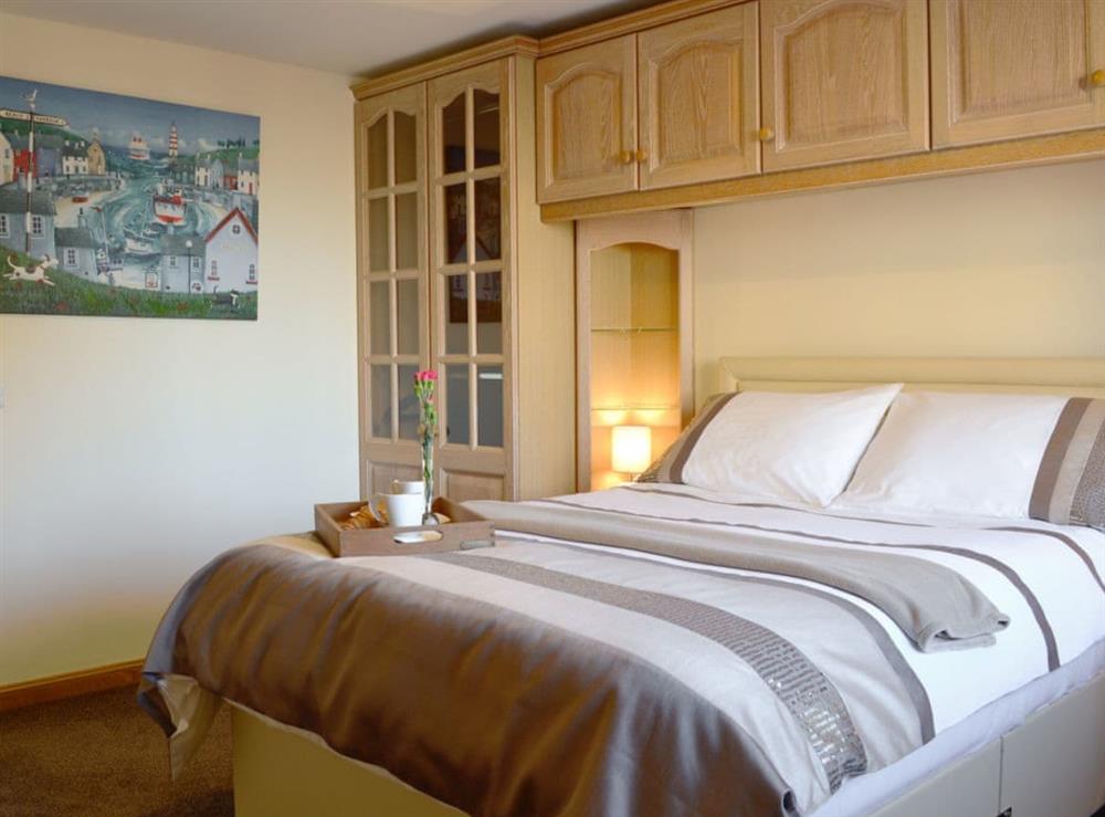 Attractive double bedroom at The Beachcomber in Cairnbulg, near Fraserburgh, Aberdeenshire