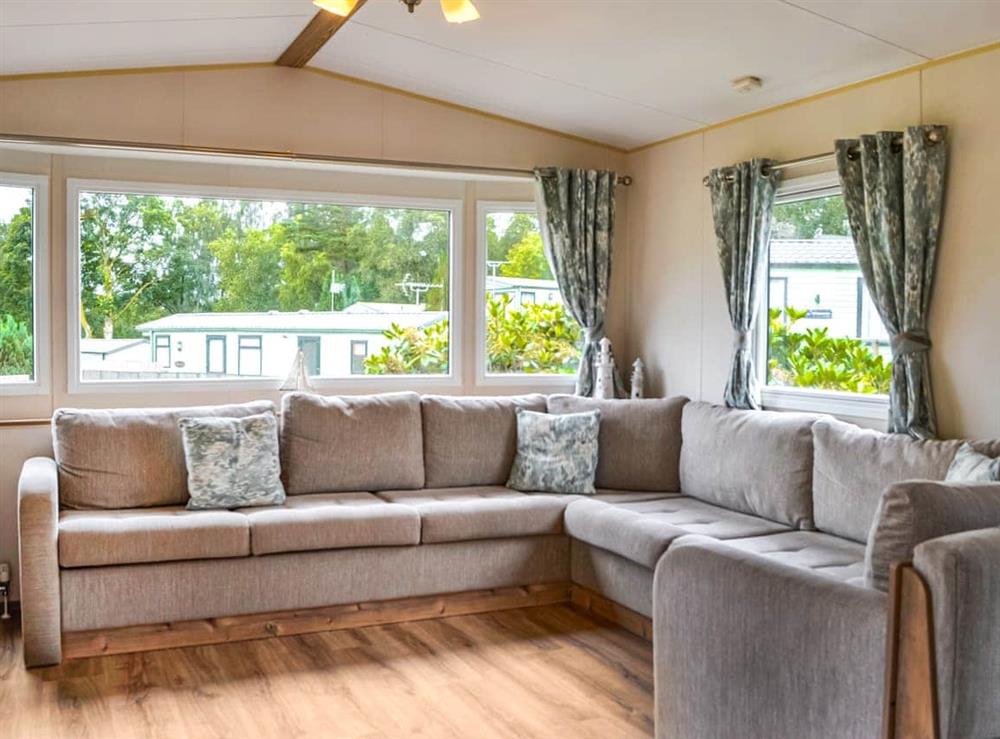 Living room at The Beachcomber in Kippford<br />, near Sandyhills, Kirkcudbrightshire