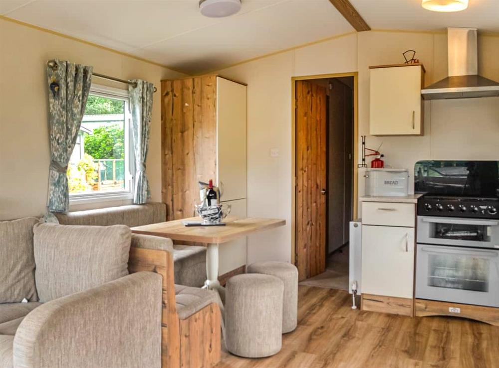 Open plan living space at The Beachcomber in Kippford<br />, near Sandyhills, Kirkcudbrightshire