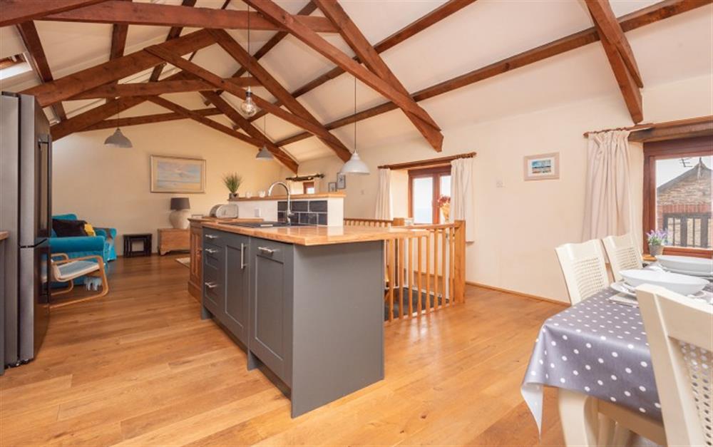 A closer look at the kitchen  at The Beacon in Bigbury-On-Sea