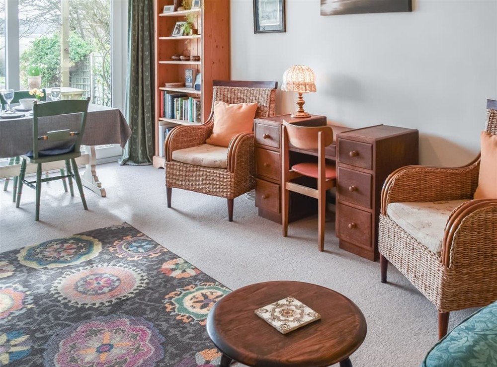Living room/dining room at The Beck in Weybourne, Norfolk