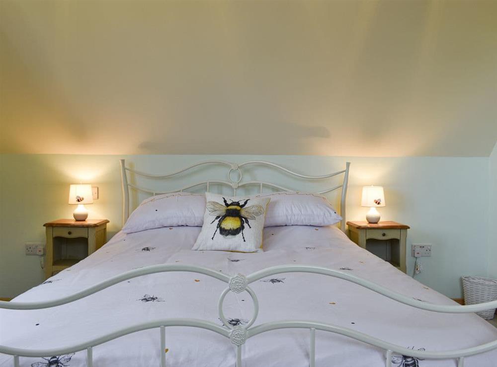 Double bedroom at The Bee Hive in Forton, near Chard, Somerset