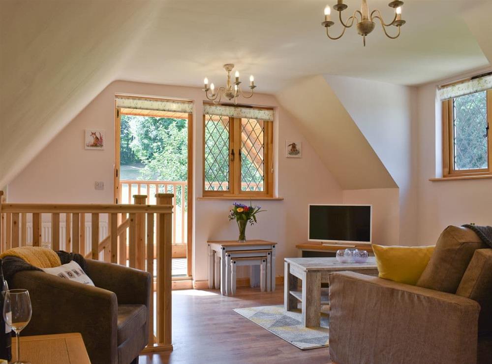 Living room at The Bee Hive in Forton, near Chard, Somerset
