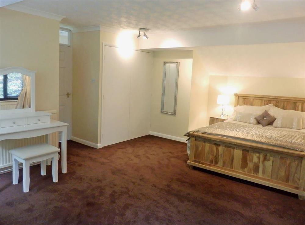 Large double bedroom at The Beech House in Corton, near Lowestoft, Suffolk