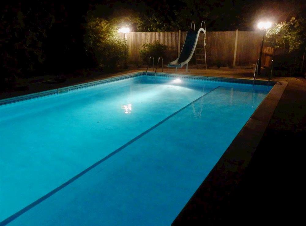 Luxurious private swimming pool (photo 2) at The Beech House in Corton, near Lowestoft, Suffolk