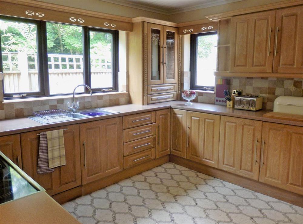 Well equipped kitchen/dining room (photo 3) at The Beech House in Corton, near Lowestoft, Suffolk