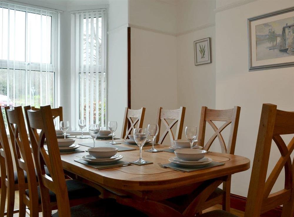Charming dining area at The Beeches in Bassenthwaite, near Keswick, Cumbria