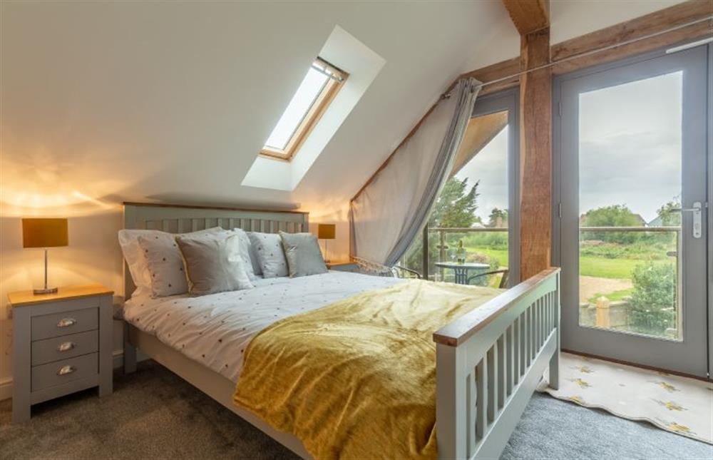 Master bedroom with wonderful views at The BeeHive, Old Hunstanton