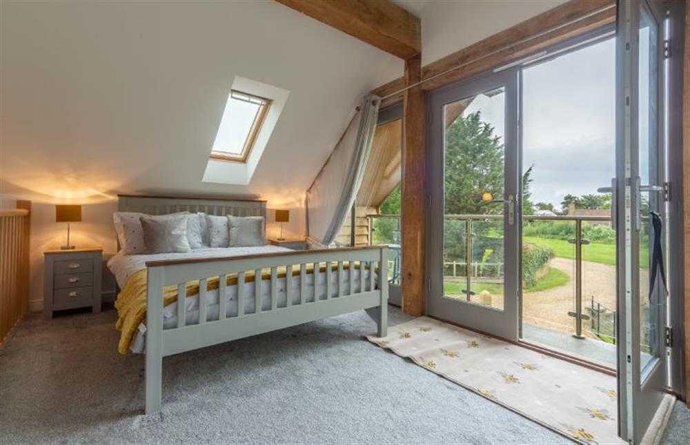Master bedroom at The BeeHive, Old Hunstanton