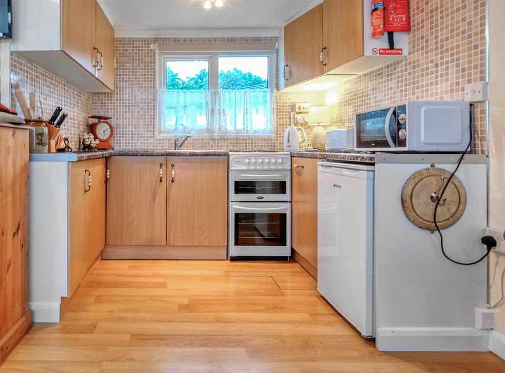 Kitchen at The Bees Knees in Mundesley, Norfolk