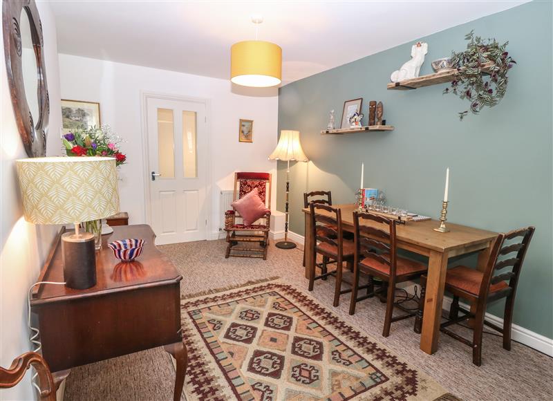 The living area at The Bell Apartment, Cemaes Bay