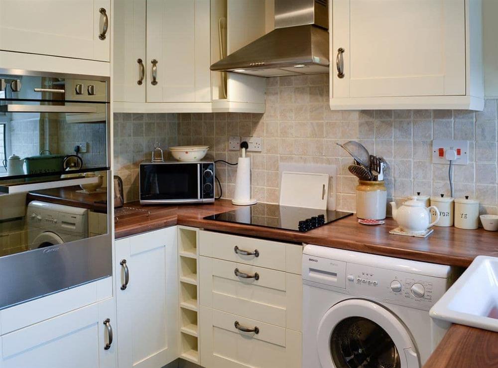 Well equipped kitchen area at The Bellringers Cottage in Llandegla, near Wrexham, Denbighshire