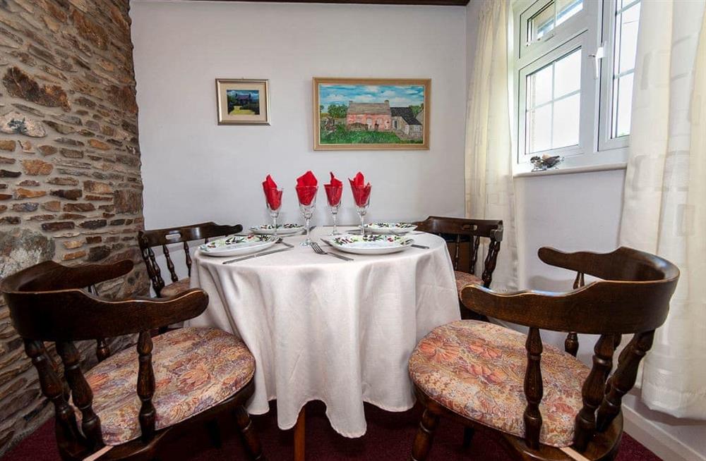 This is the dining room at The Bickney in Near Porthgain, Pembrokeshire, Dyfed