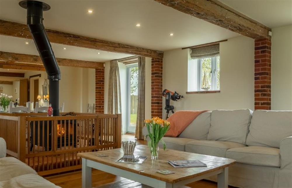 Ground floor: Light the wood burning stove adds extra warmth