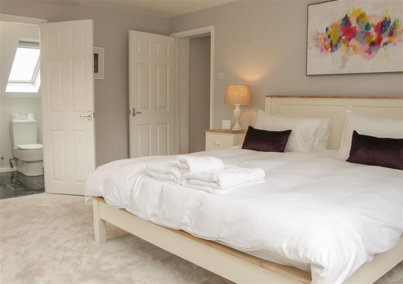 One of the 4 bedrooms at The Big Dingle, Leebotwood near Church Stretton