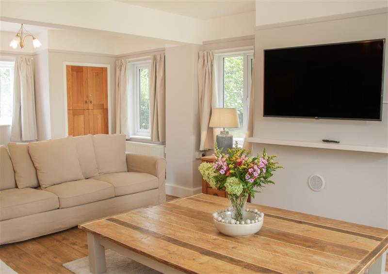 Relax in the living area at The Big Dingle, Leebotwood near Church Stretton