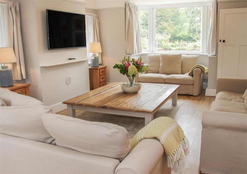 The living area at The Big Dingle, Leebotwood near Church Stretton